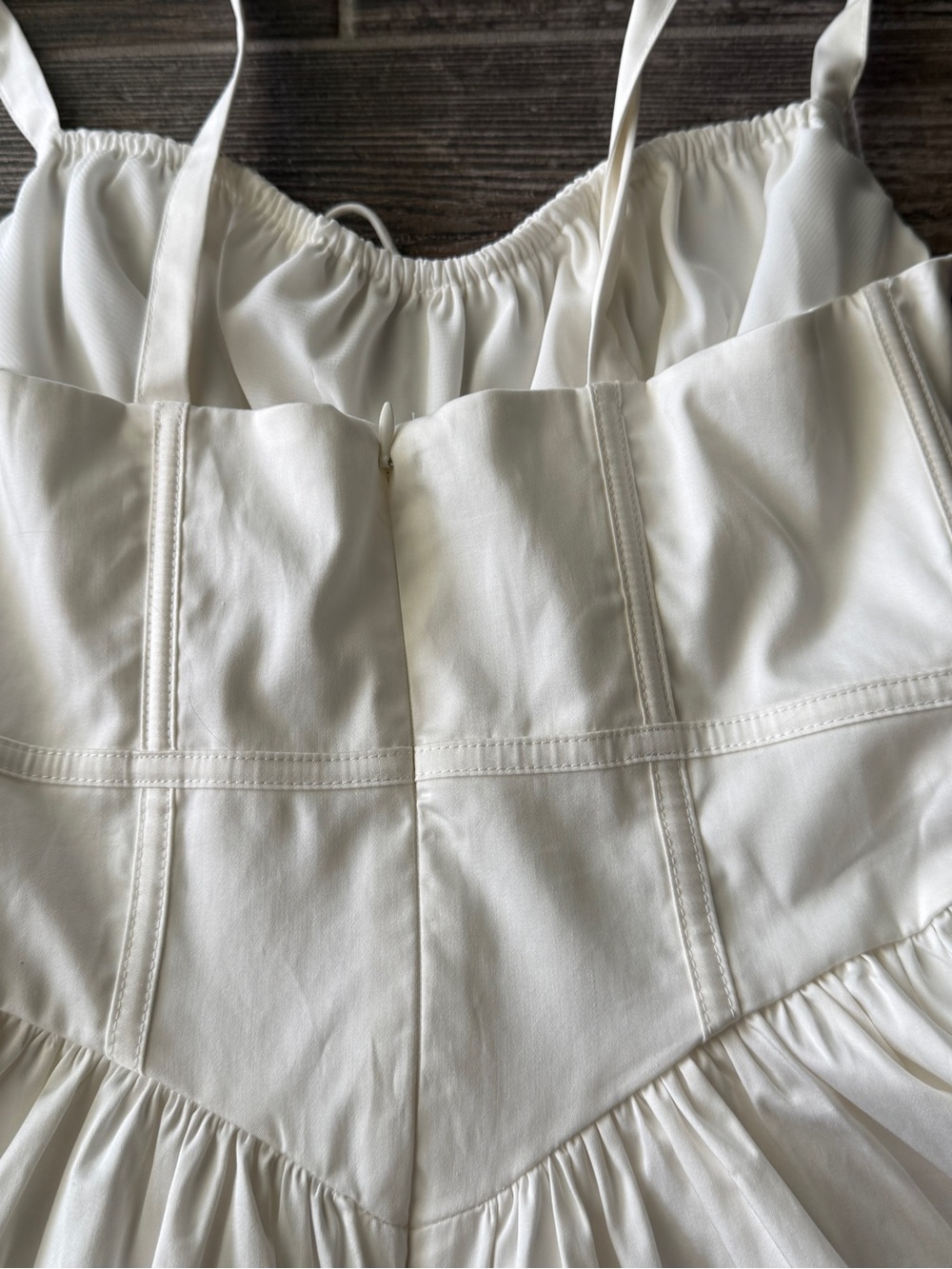 For Love and Lemon Jessie Corset Bodice Dress with Bow Shoulder Tie - Picture 7 of 8